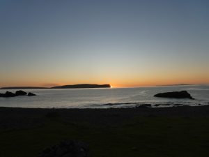 Sunset over Canna